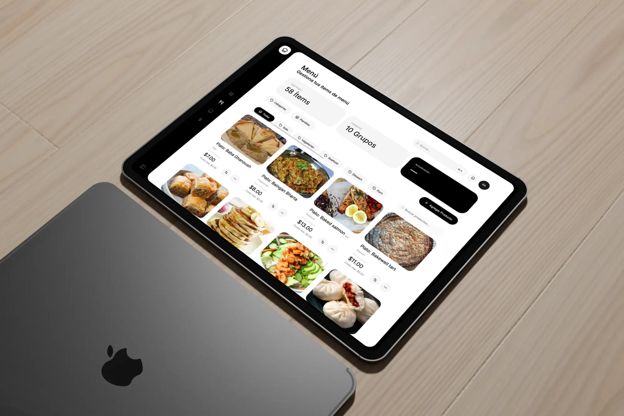 Order management on iPad
